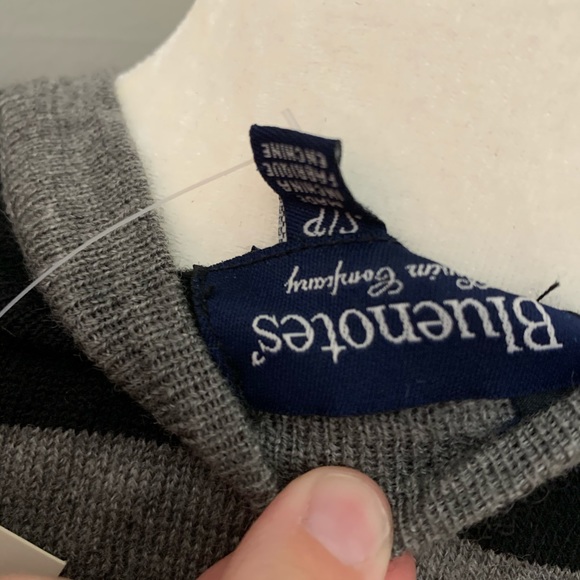 BLUENOTES | NWT Grey and Black Stripe Cardigan - Picture 9 of 9